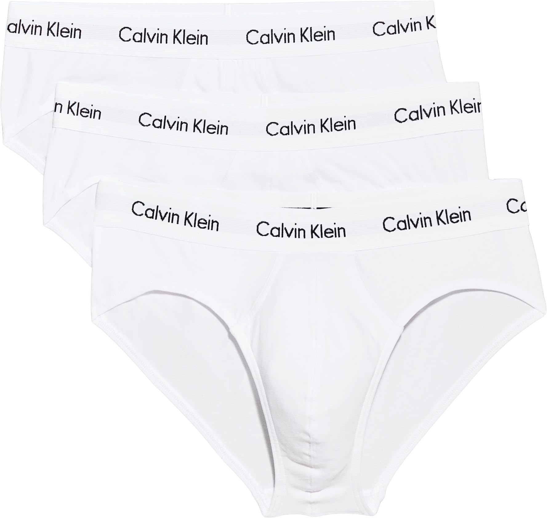 Calvin Klein Herren 3er-Pack Slips 3P Hip Brief mit Stretch