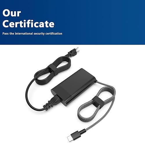Miniatura 8 de Cargador USB C de 65 W compatible con HP ZBook Firefly G9 de 14 pulgadas, 16 pulgadas, G8, estación de trabajo móvil de 15.6 pulgadas, laptop Elite