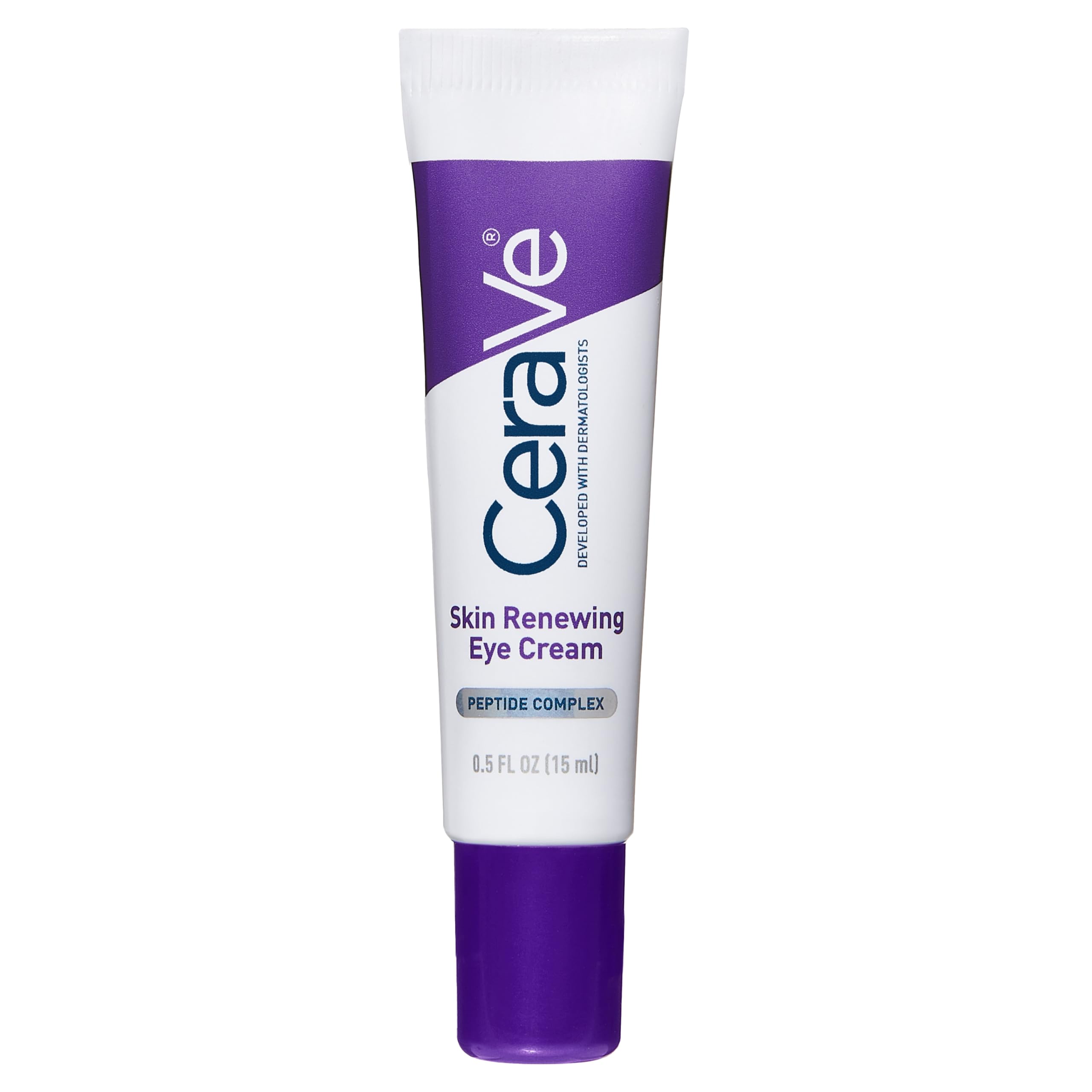 CeraVe Skin Renewing Eye Cream with Peptide Complex and Caffeine for Brighter, Smoother Eyes, 15 ml
