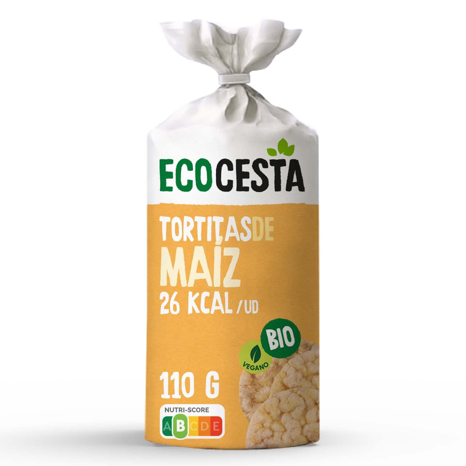 ECOCESTA MEJOR CADA DIA Mejor Cada Día Tortitas de Maíz Bio (12 x 110g) 1380 g