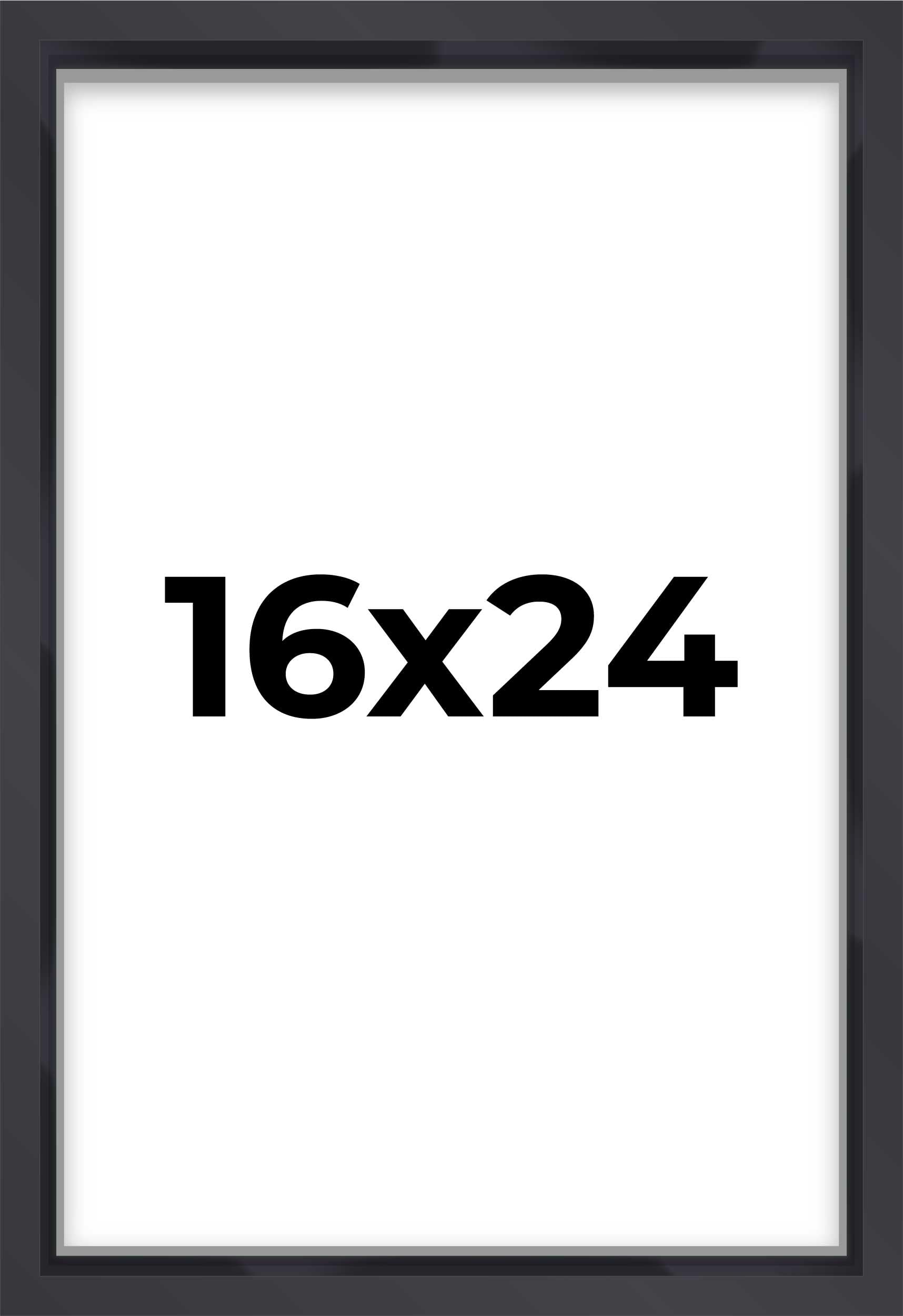 Photo 1 of 16x24 Contemporary Black Shadow Box Frame | 1" Depth of Usable Space| Interior Size 16x24 or 24x16 Inches| UV Resistant Acrylic, Acid-Free Backing, Wall Hangers | Made in USA