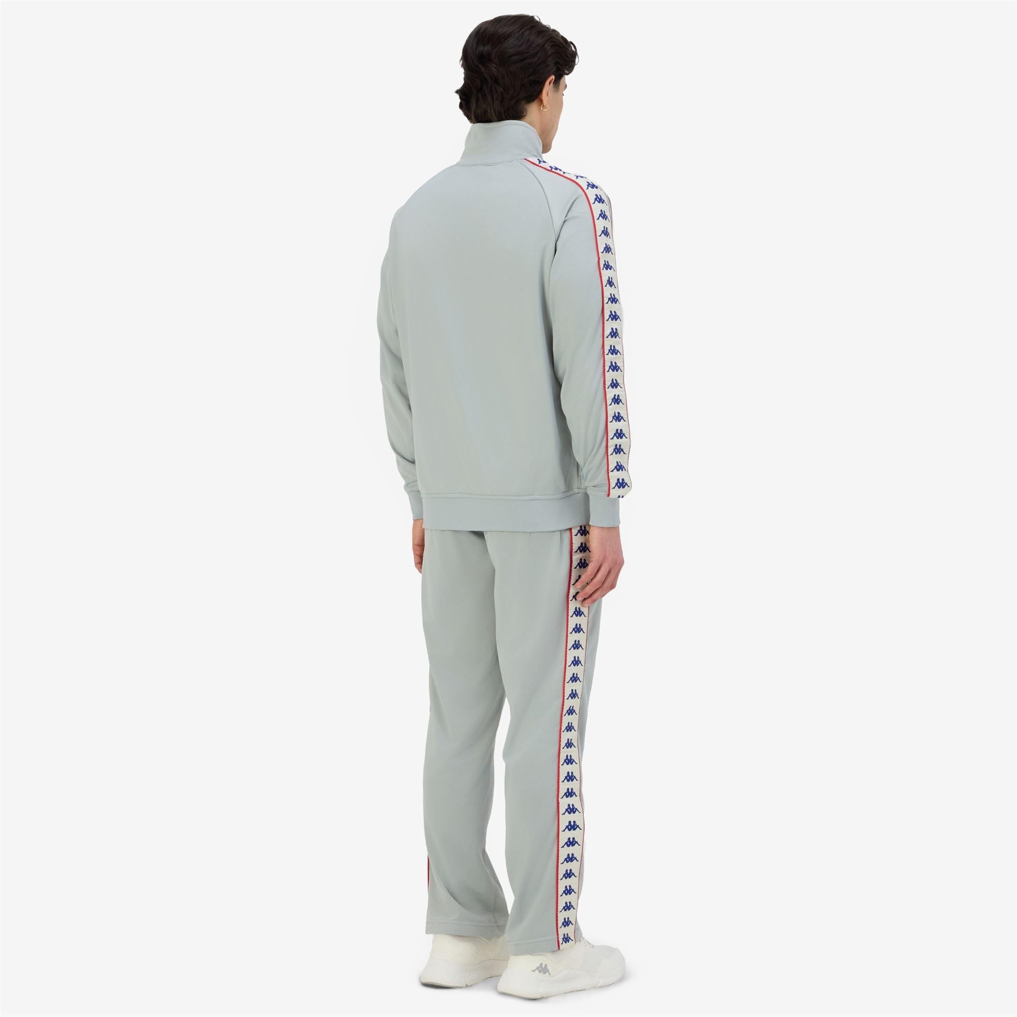 Kappa - Tuta, Uomo, Poliestere, Streetwear Sportivo, modello: 222 Banda Dueduedue