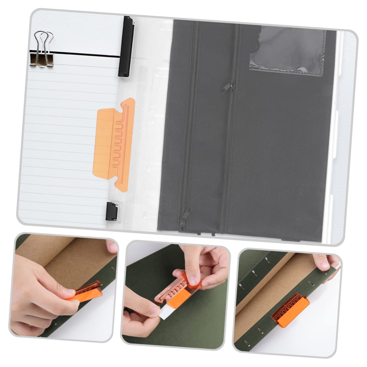 NUOBESTY 5 Set Di Etichette Per Cartelle Sospese Linguette Per Cartelle Sospese Facili Da Riporre Organizer Leggeri E Compatti Inserti Per 40 Pezzi * 5