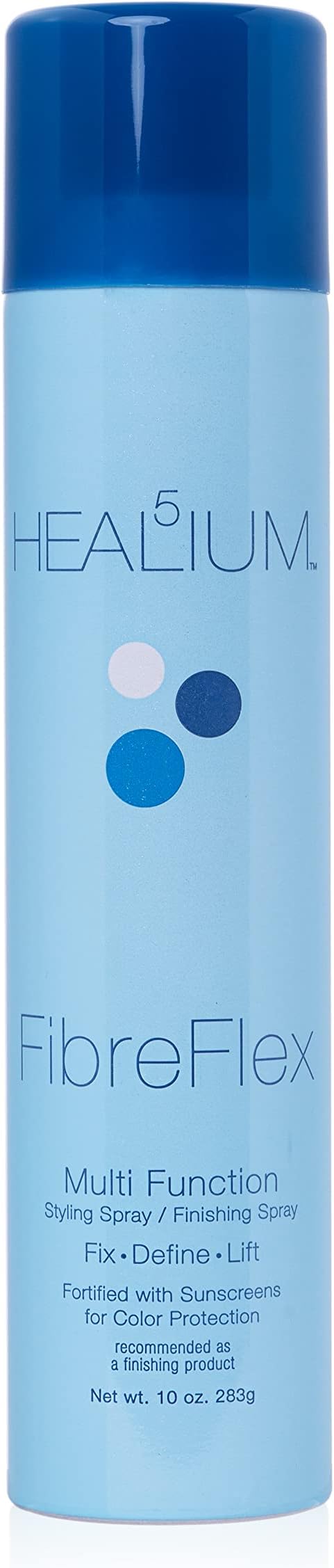 Healium FibreFlex Multi-Function Spray - Gel Spray for Styling, Finishing, Scrunching, Curl Defining, Sculpting, Volume Texture Gel Mist for Thin, Fine Hair with Sunscreen, 10 ounce