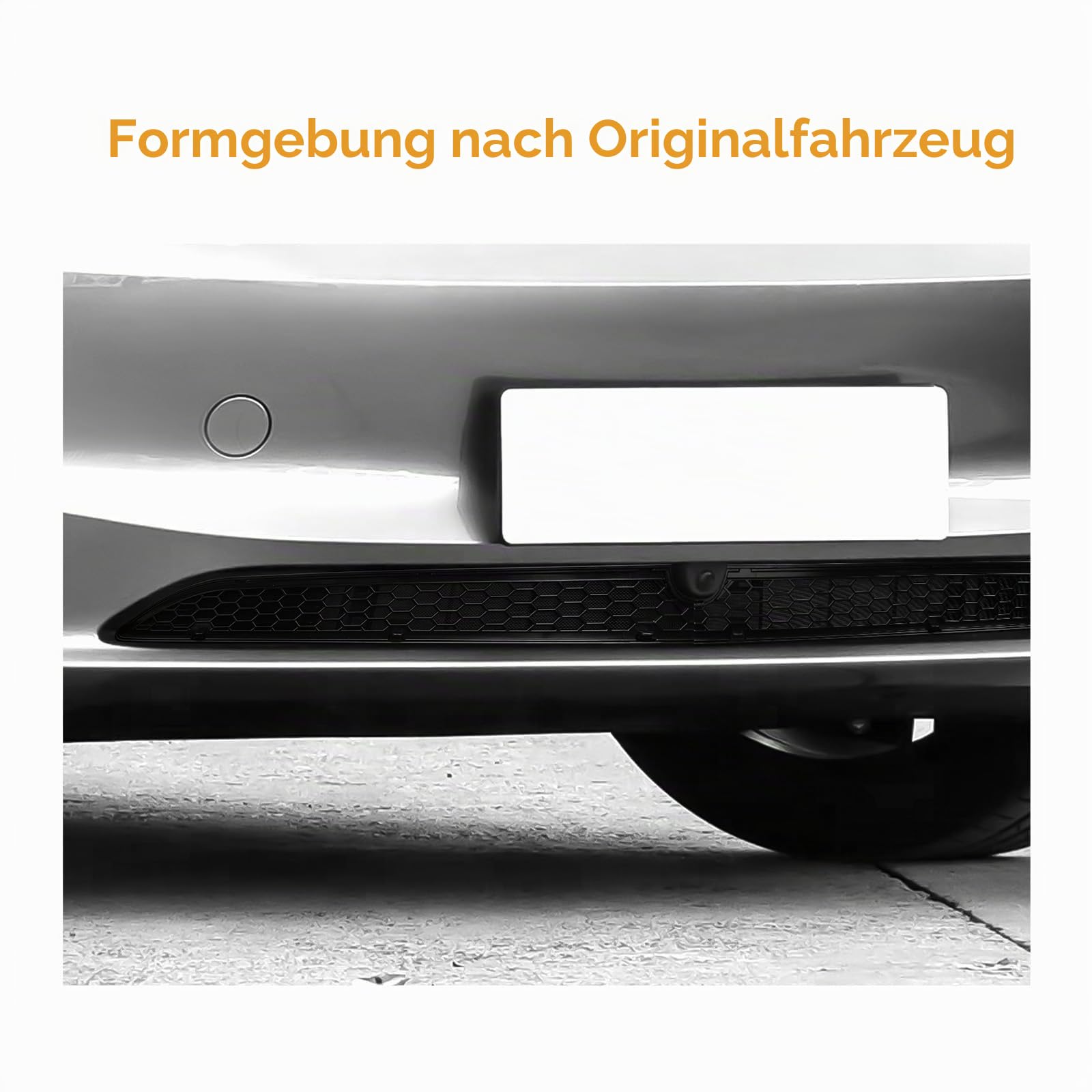 [2-Stück] YEE PIN Frontgrill Netzabdeckung für Tesla Model 3 Highland 2024 2025 2026, Insektenschutzgitter mit Kamera-Ausschnitt, Stoßstange Kühlergrill Schutzgitter für Model 3 2026 Zubehör