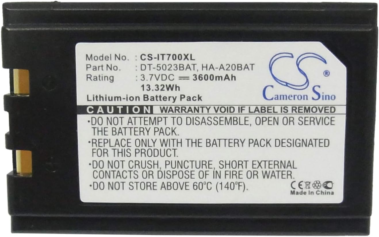 Cameron Sino 1800mA 1UF103450,21-58236-01,6140-01-499-7364,CA50601-1000 Compatible with Battery Casio Casio Cassiopeia IT-700 M30,Casio Cassiopeia IT-700 M30E,DT5023BAT,DT-5025LAT,DT-950,DT-X10