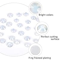 Vista 87 de 3820Pcs Light Green Flatback Rhinestones for Bedazzling, 2-6.5mm Small Rhinestones Diamonds Kit, Flat Back Crystals Gems for Nail Art and Crafts