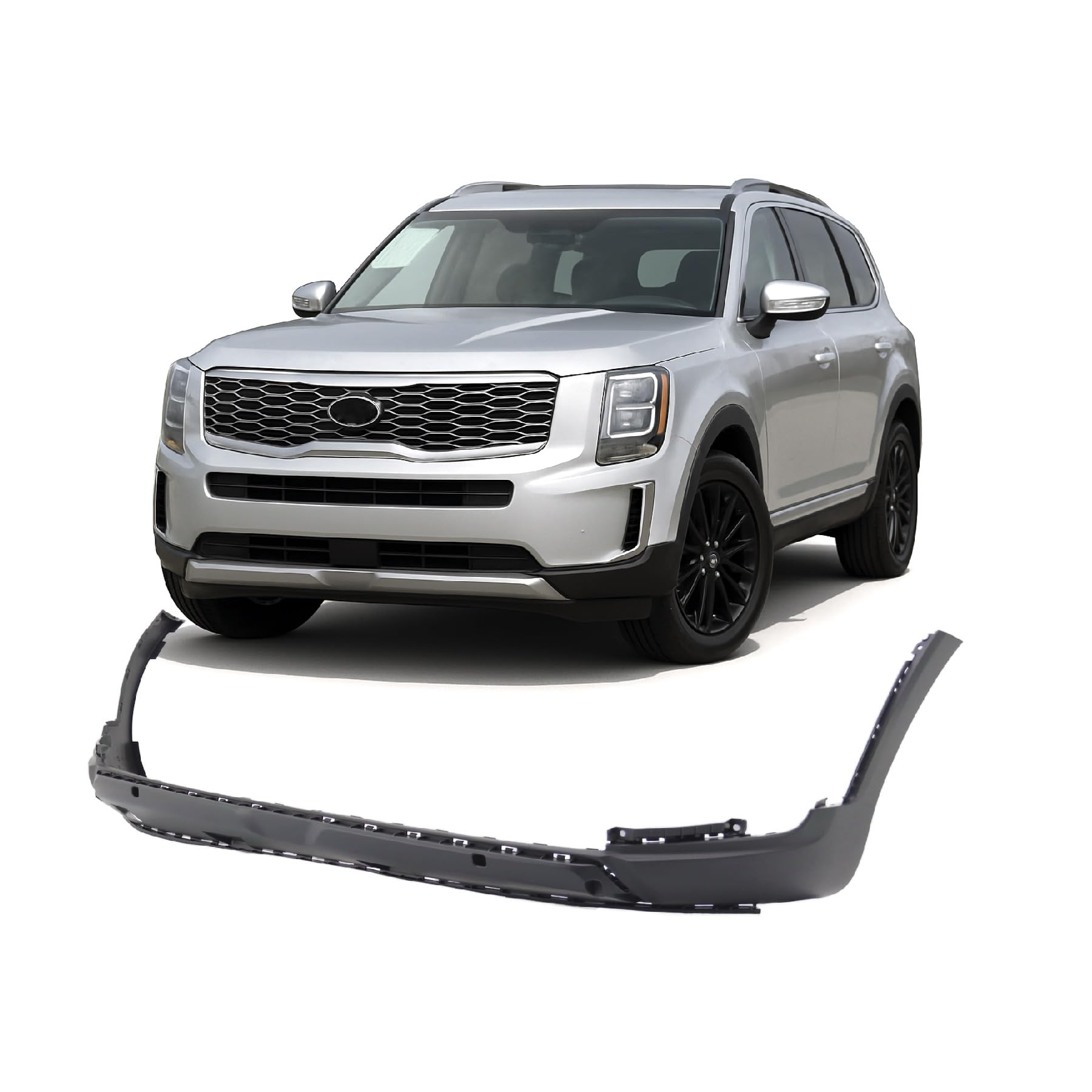 FitParts Compatible with Kia Telluride 2020 Front Lower Bumper Cover