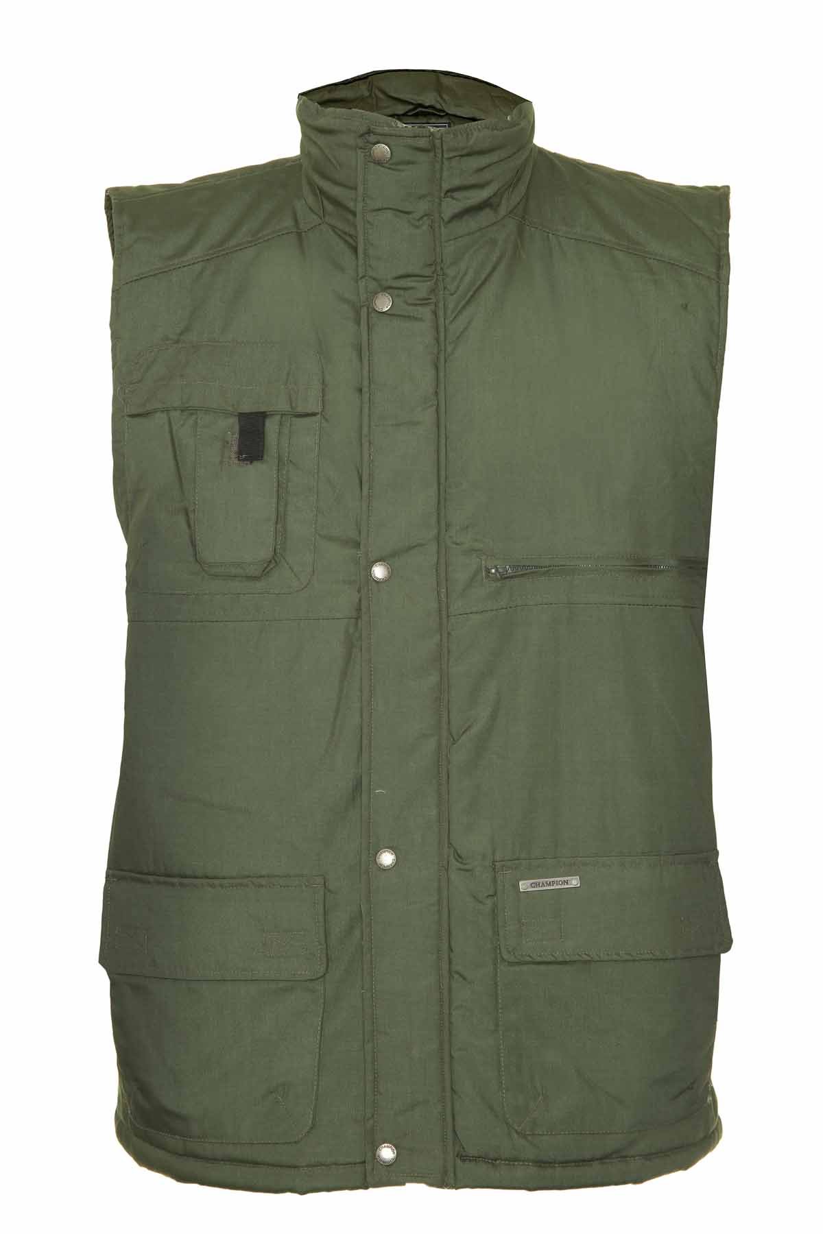 Champion Men's Olive Peak Country Clothing Padded Bodywarmer-3X-Large 52-54