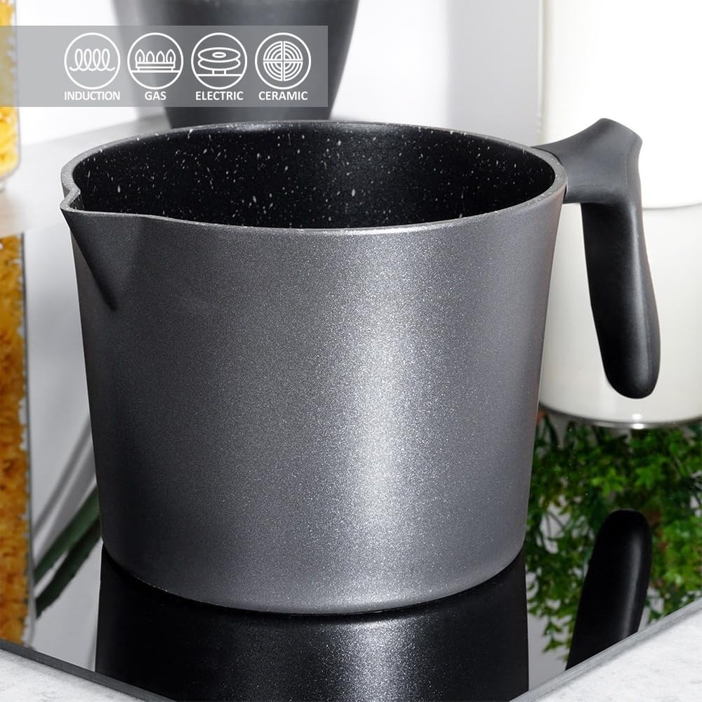 orion group Milchtopf Henkeltopf mit Granitbeschichtung Grande 2,2 L