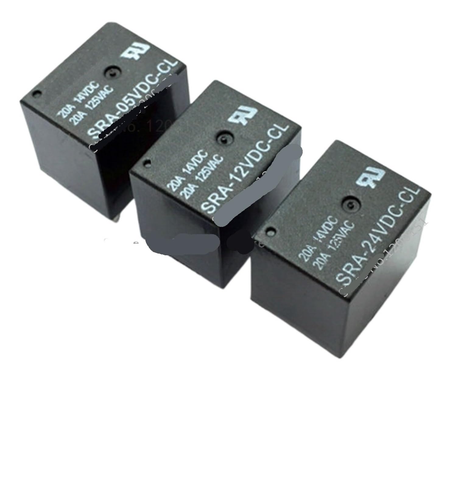 Relais SRA-24VDC-CL 24V T74 de type DIP-5 pour circuit imprimé