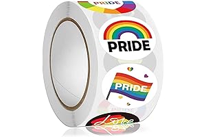 500 Pcs Rainbow Stickers LGBTQ Pride Month Parades and Events Decorations