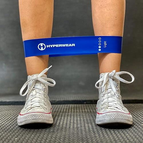 Miniatura 4 de HYPERWEAR Mini bandas de ejercicio de bucle, juego de 5, para entrenamientos de fuerza, movilidad y rehabilitación