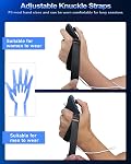 AMZDM Controller Grip for Meta Quest 3S Oculus Quest 3 VR Accessories Grips Cover for VR Touch Controllers Straps Silicone Covers Protector with Non-Slip Thumbstick Covers 1Pair Black