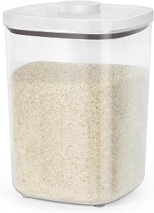 TBMax 5 Lb Airtight Food Container – Red Dry Food Storage For Rice, Flour, Cereal-637201