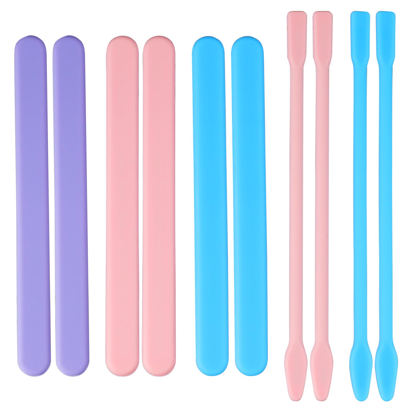 Framad 10PCS Silicone Stir Sticks for Resin, Reusable Waxing Wax Stick