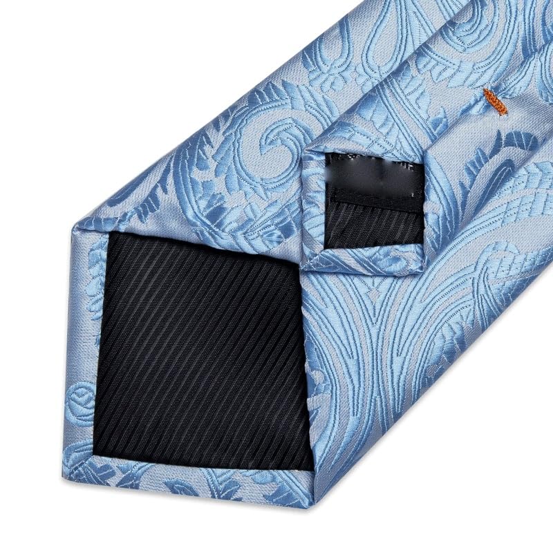 Set de corbatas de seda para hombre JSEIAJB miniatura 5