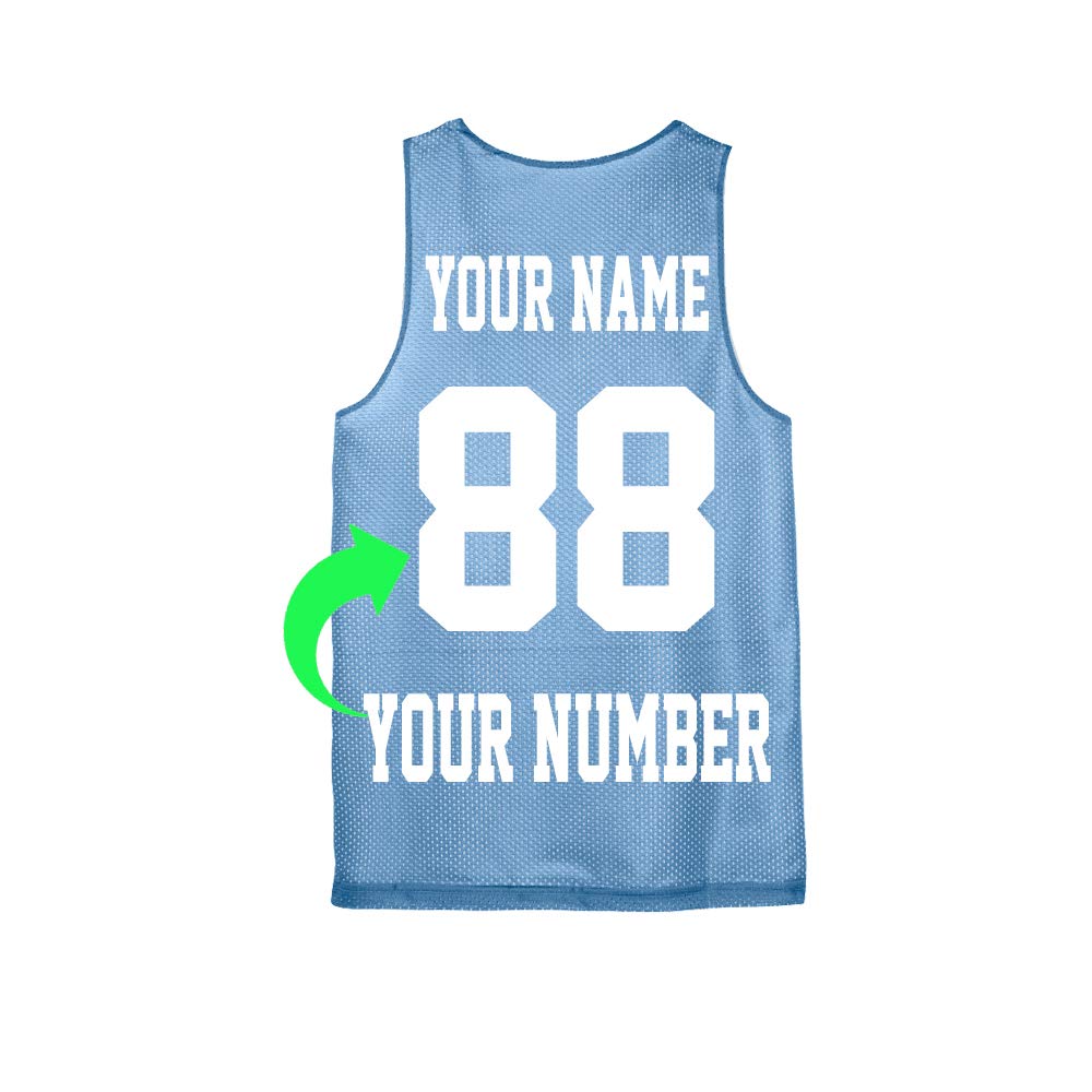 Personalize Your Own Team Basketball Jersey with Your Custom Name and Number