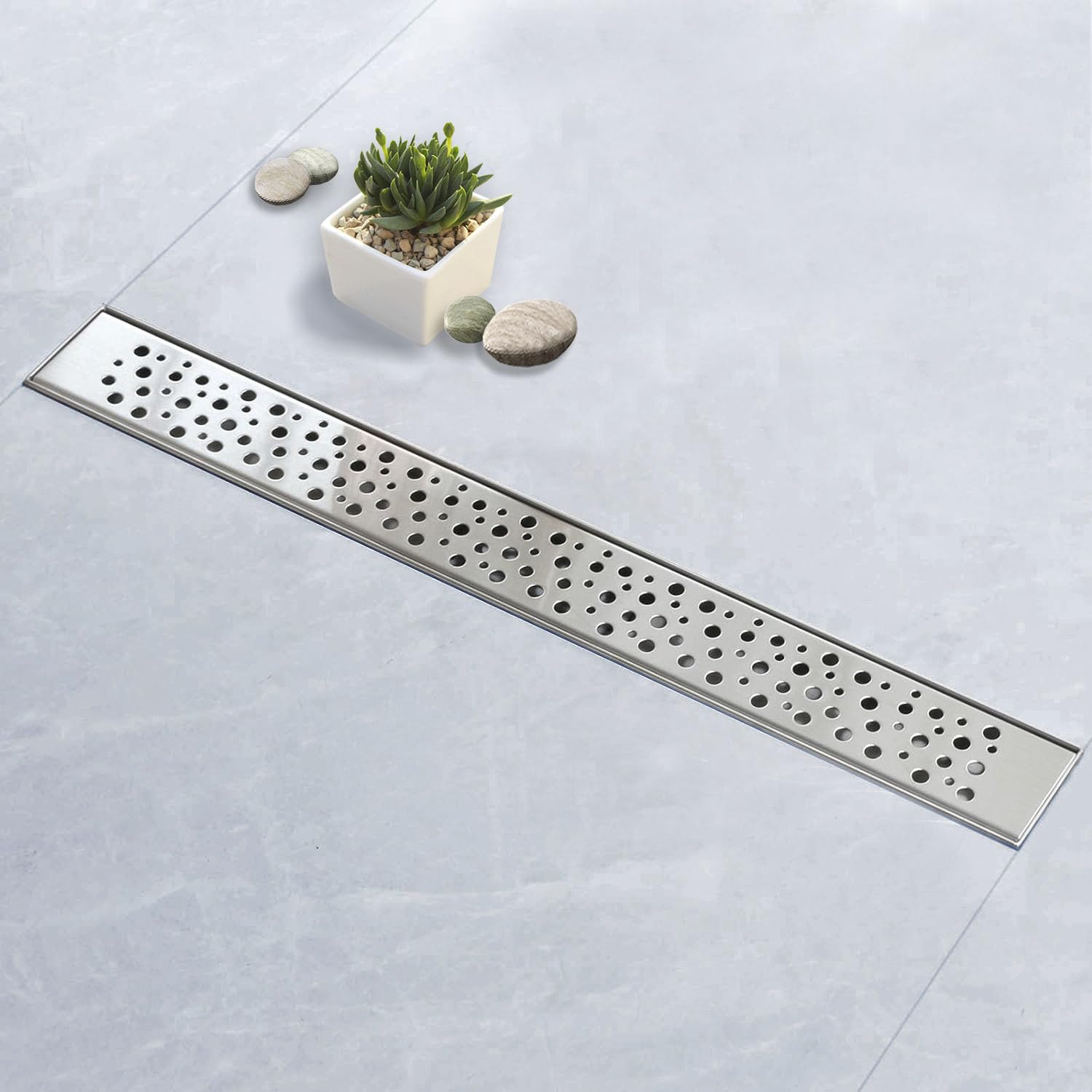 Caniveau De Douche Presto Italia Avec Siphon Pour Handicapés PD150