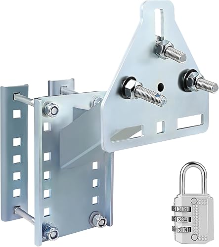 Soporte para neumáticos de repuesto y soporte con cerradura, soporte universal para neumáticos de repuesto que se adapta a la mayoría de ruedas de