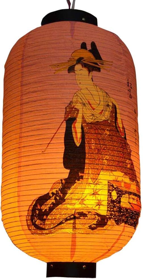 Linterna japonesa tradicional de papel para iluminar comedores oscuros y fiestas temáticas