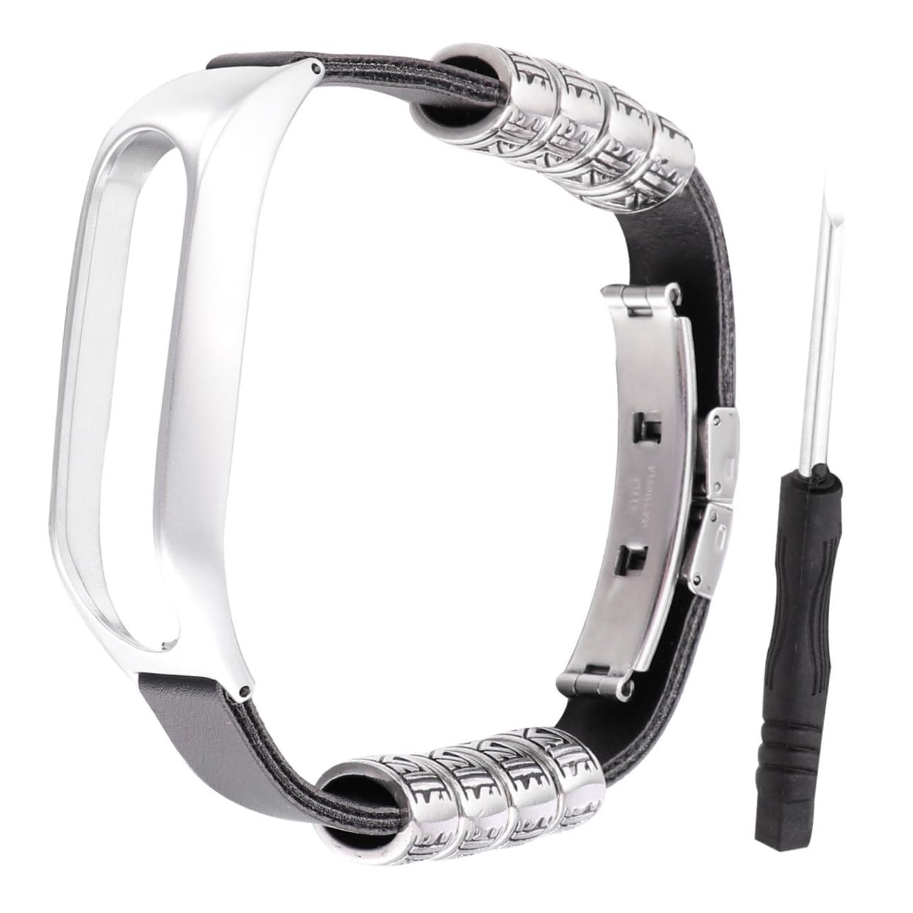 UPKOCH 2 Piezas Banda Táctil Cinturón Marco De Reloj Pulsera De Reloj Banda De Metal Correa De Reloj Pulsera Correa De Muñeca Banda De Reloj Correa De Metal Hebilla De Correa De Reloj