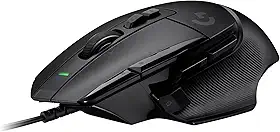 Mouse Gamer Logitech G502 X com Switch LIGHTFORCE, 13 Botões Programáveis, Sensor HERO 25K, Compatível com PC/ macOS/ Windows - Preto