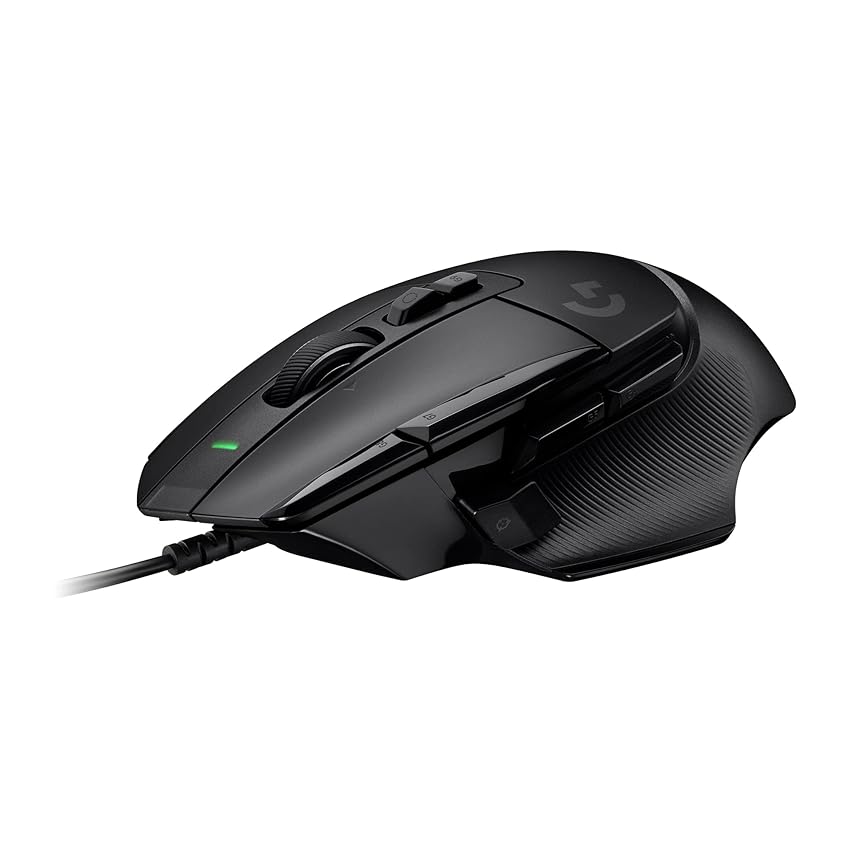 Logitech G G502 X Mouse Gaming Cablato - Switch Principali Ottico-Meccanici Ibridi LIGHTFORCE, Sensore per Gaming HERO 25K, Compatibile con PC - macOS/Windows - Nero