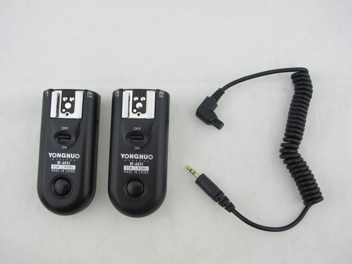 Yongnuo YN RF-603 C3 Wireless Flash Trigger Shutter Release Remote Control For Canon C3 for 1D 5D II 7D 50D 40D 30D 20D
