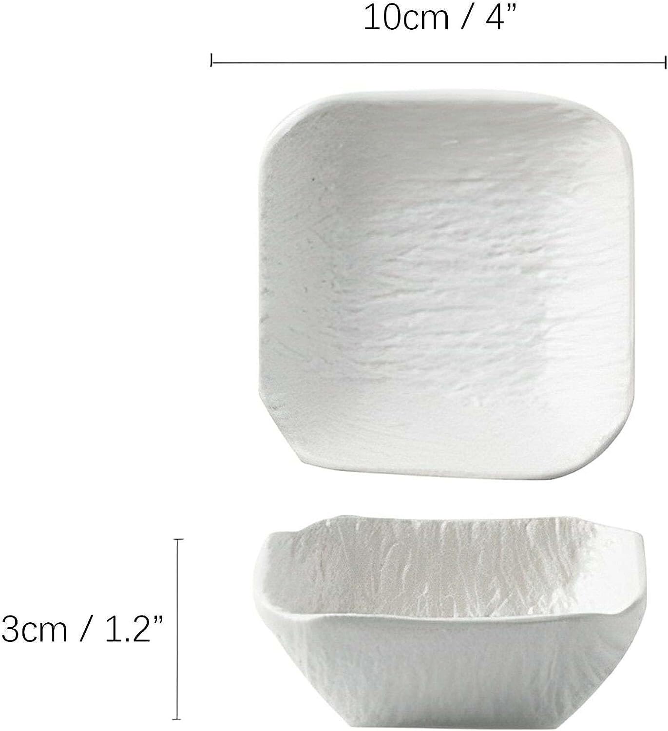 Tapas-Gerichte, Dessertschalen, Sojasaucen-Geschirr-Set, Dip-Schalen aus Keramik, Soßenschalen, Tapas-Schalen, Geschirr-Set mit Blumenmuster for Dessert, Snack-Schwarz-4er-Set ( Color : Multi , Size :