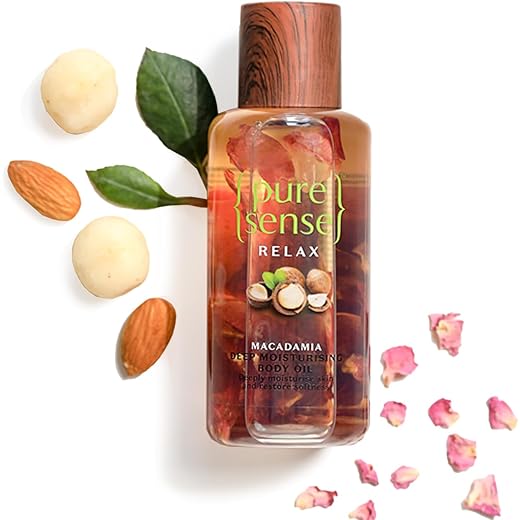 PureSense Macadamia Moisturising Body Oil 100ml 100 ml