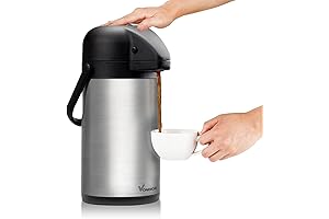 Airpot Coffee Dispenser: Hot Water Thermos for Parties