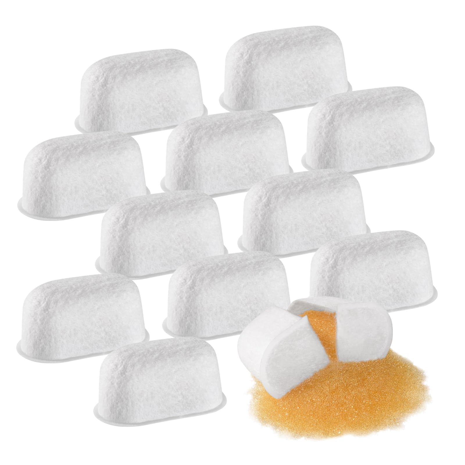 Premium 12-Pack Water Filters Replacement Compatible for Breville BWF100,Ion Exchange Resin Inside,Soften Hard Water, Effectively Remove Impurities & Contaminants