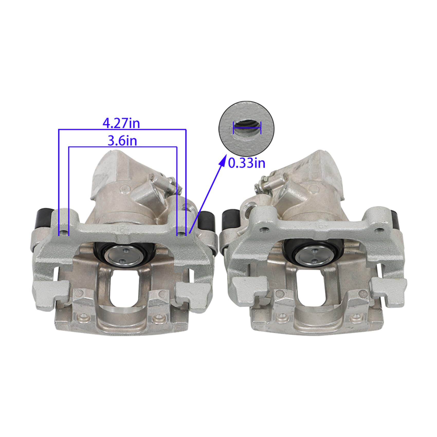 Amazon.com: labwork 2PSC Rear Left and Right Brake Caliper with