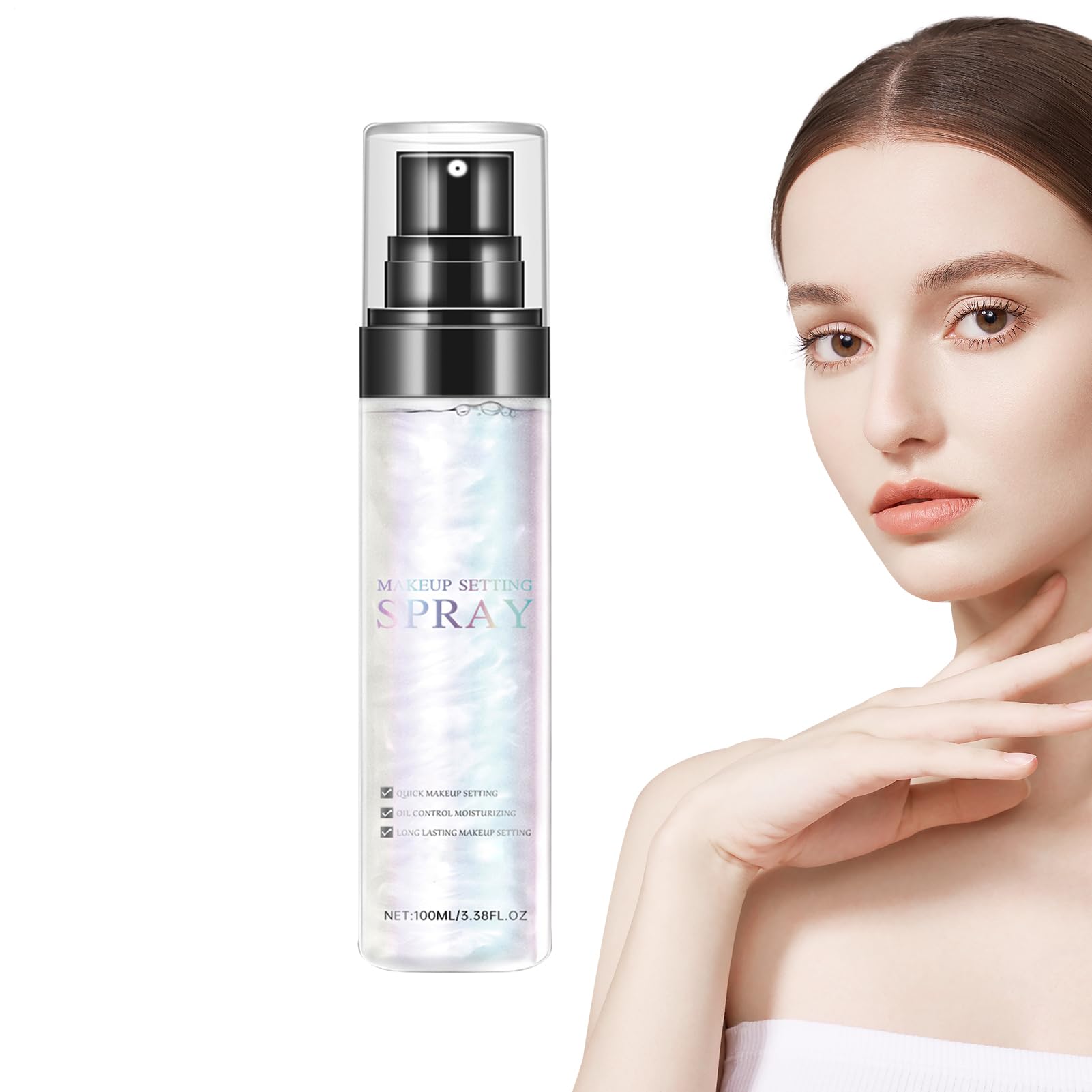 Face Finishing Spray | 100ml Long-Lasting Hydrating - Setting Spray for Dry Oily Skin - for Women Mother Girlfriend Sisters Wedding Travel Dating Gathering Stage Commuting