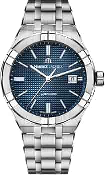 モーリスラクロア 自動巻き腕時計 ブルー　42mm MAURICE LACROIX（モーリス・ラクロア）アーカイブ(生産終了