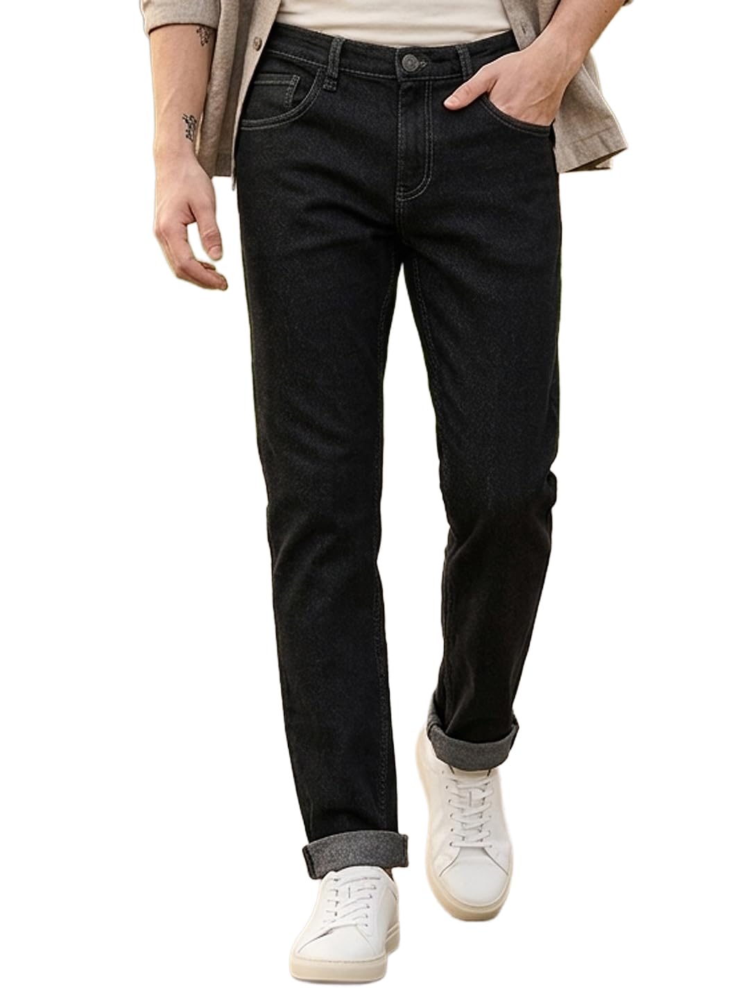urbano fashion Men's Stretch Fit Mid Rise Jeans-picture-35