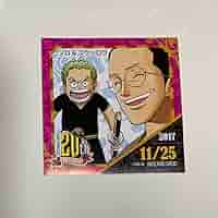 2017 8/12 365日ステッカー　ゾロ　ミホーク　ペローナ 新品】麦わらストア ワンピース ONE PIECE 365日ステッカー 8/12