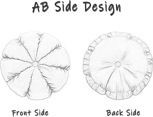 Miniatura 7 de HWOUGINY Almohada decorativa estética con forma de flor, cojín de suelo para sofá, dormitorio, decoración del hogar, niñas y niños (blanco, 15.7