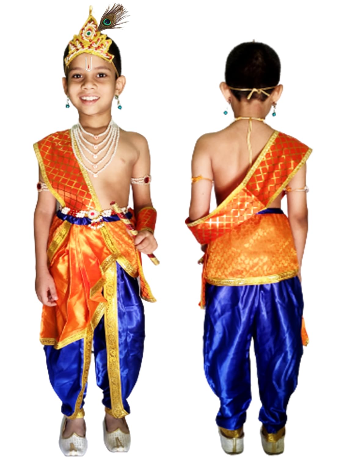 krishna costumes for kids | krishna dress for boys & girls fancy dress competition for age group 3 to 12 yrs-picture-26