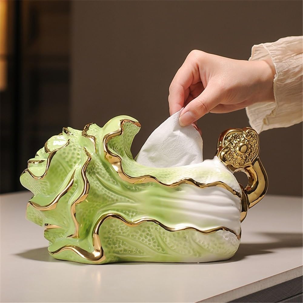 Porte-mouchoirs Support de boîte à mouchoirs en céramique Distributeur Style Chinois Haute qualité Décor de boîte faciale