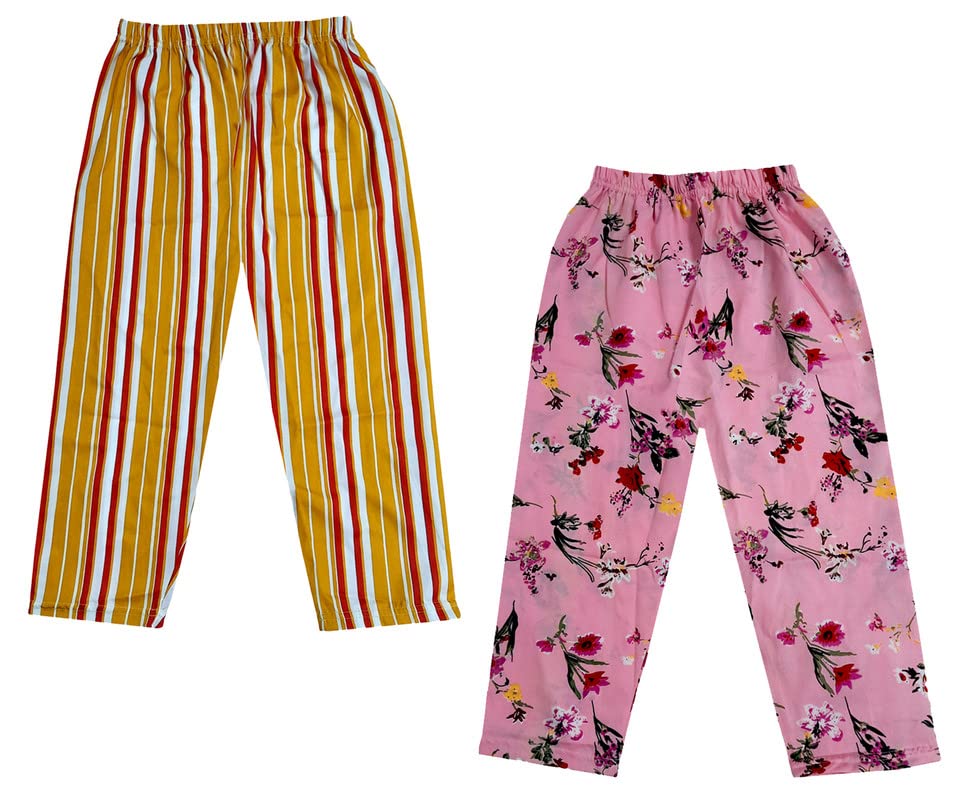 Image of IndiWeavesGirls Crepe Printed Loose Capri 3 /4th Pants