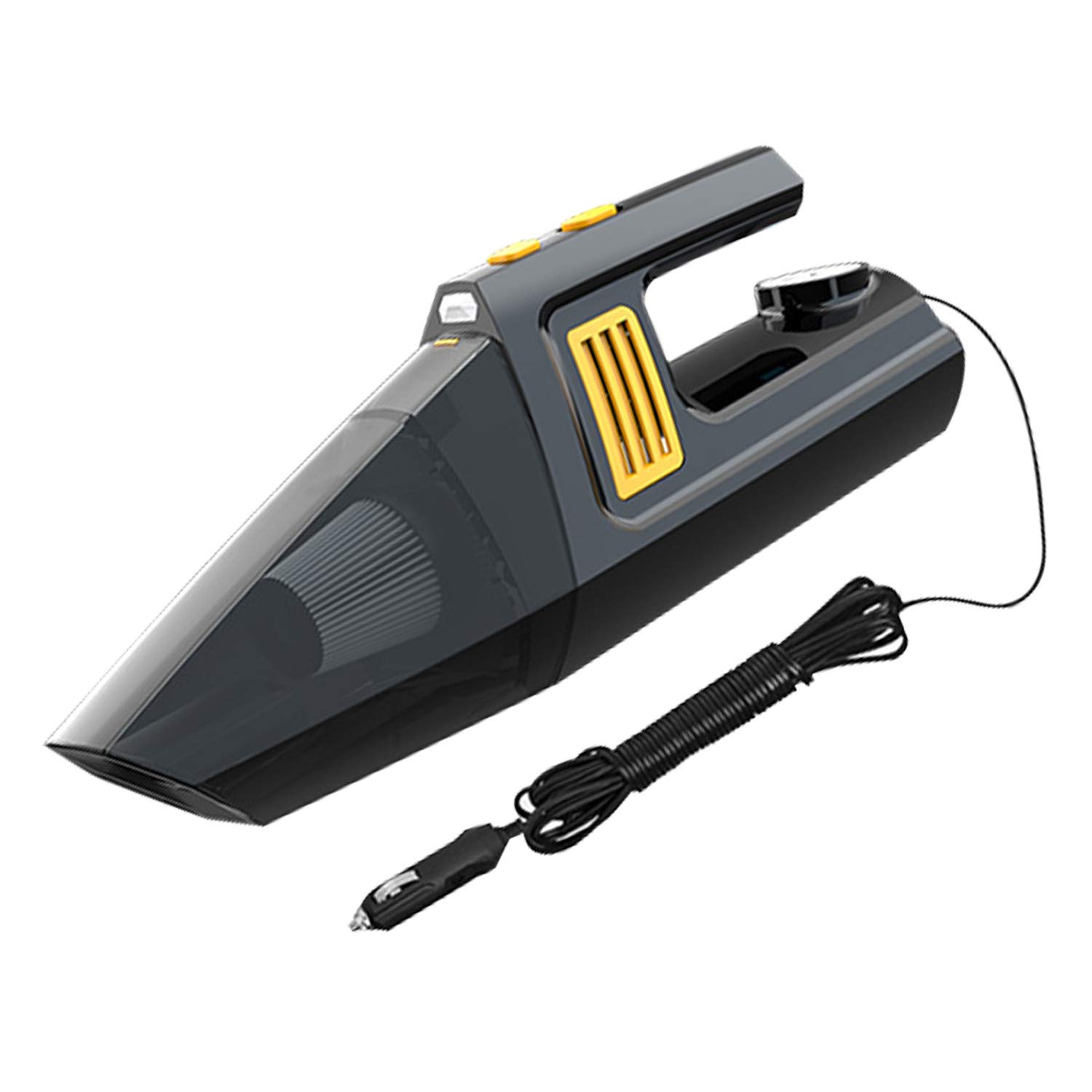 Portable Hand Held Vacuum Cleaner,4000PA Strong Suction,60W Power,Rechargeable,Up To 30 Mins Runtime,Wet Dry Car Vacuum Cleaner for Pet Hair,Home And Car Cleaning