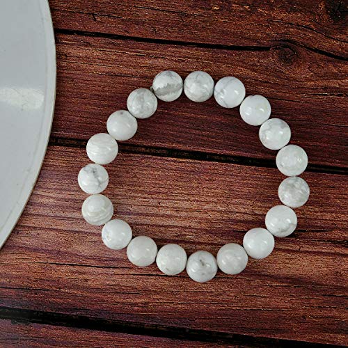 Image of Reiki Crystal Products Certified Natural Crystal Stone Round 10 mm Beads Bracelet for Men & Women | Reiki Charged Gemstone Jewellery Bracelet | Multiple Stone Variants Available