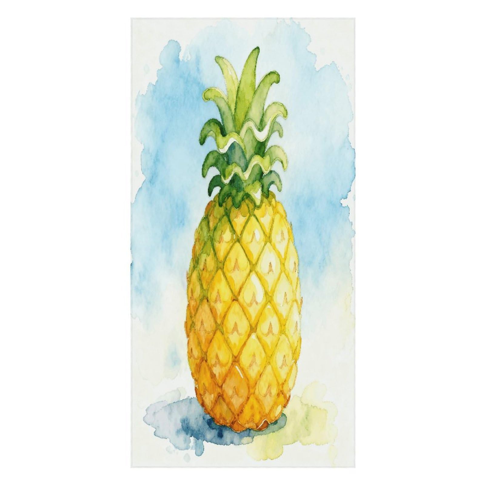 FekiLoot Pineapple Beach Towel Oversized Bath Towel Ultra Soft Pool Towel Cozy Swim Towel Silky Lounge Towel Quick Dry Travel Towel Gentle Absorbent Towel for Adults Women Men