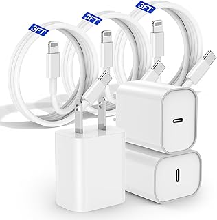 [3Pack] iPhone 14 13 12 Fast Charger Cable 3ft, [Apple MFi Certified] iPhone USB C Charger Fast Charging with 3FT Type-C to Lightning Cable Compatible with iPhone 14 13 12 Pro Max Mini 11 Xs XR X