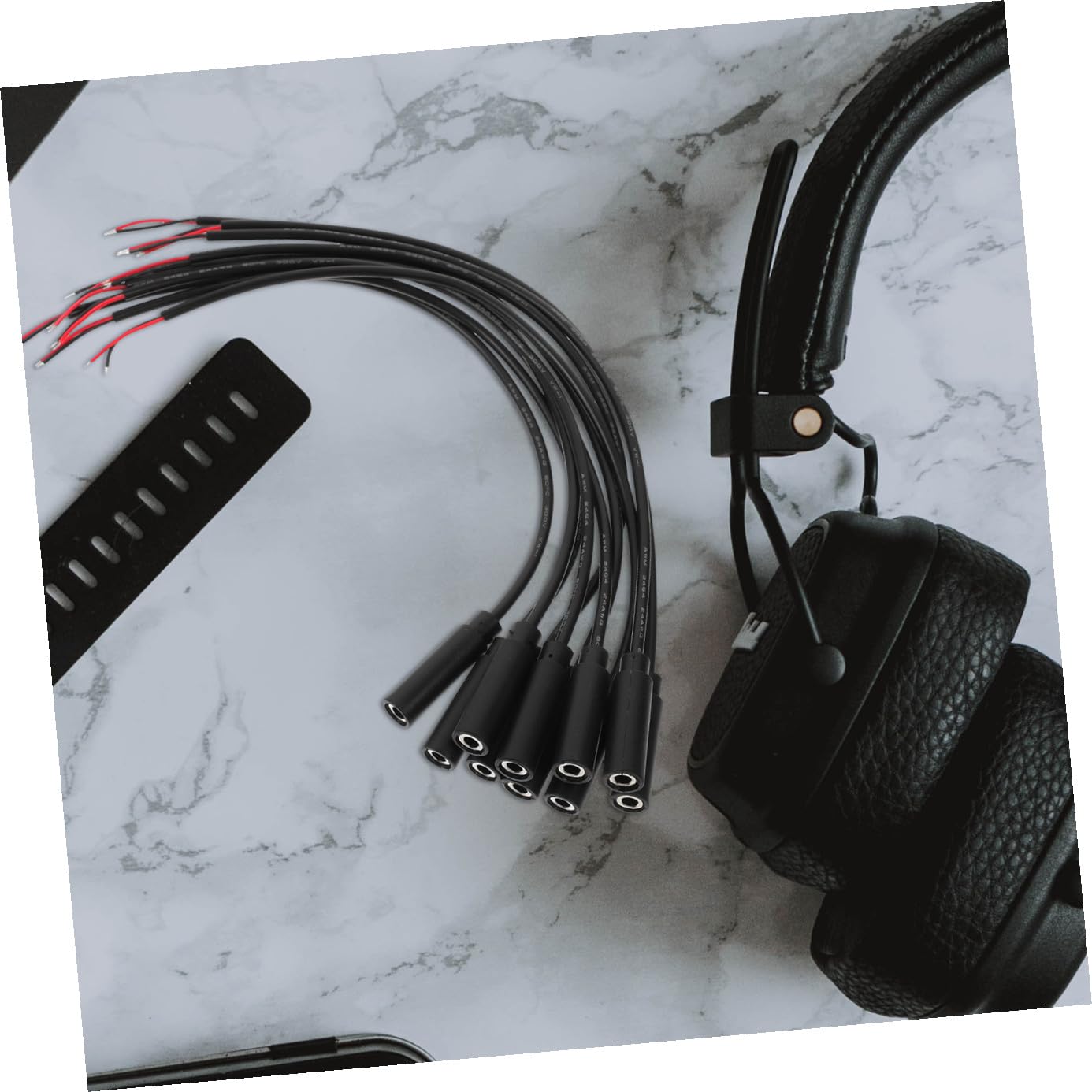 Gatuida Cavo Audio Femmina Da 3 5 Mm A Filo 30 Pezzi Per La Riparazione Di Cuffie Materiale Durevole Facile Da Usare