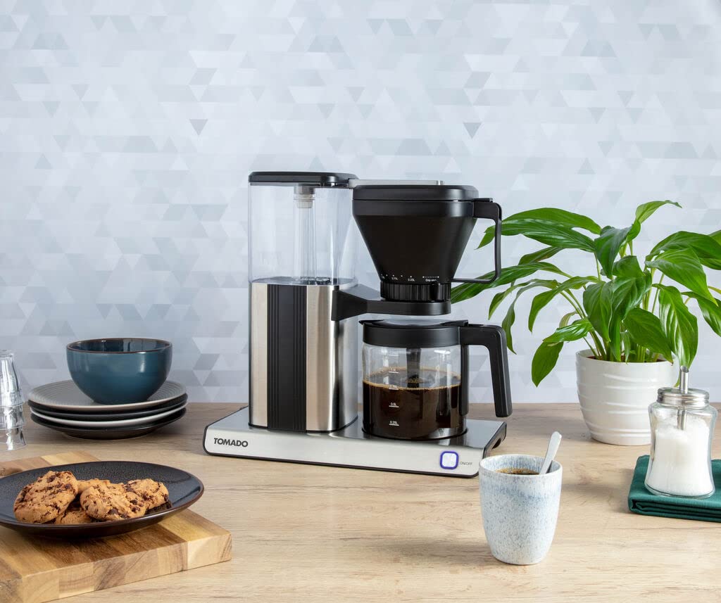 Tomado TCM1301S - Cafetière - Contenu de 1.25 L - Café filtre - Acier inoxydable