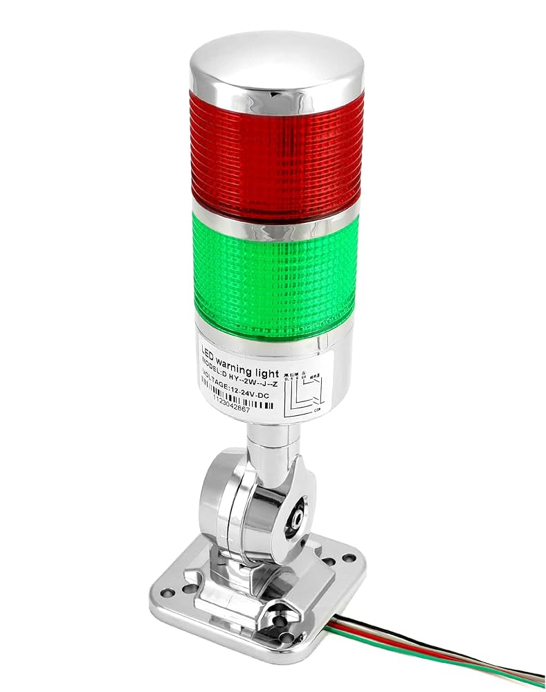 Amazon.com: QWORK Industrial Warning Lights, 12-24V LED