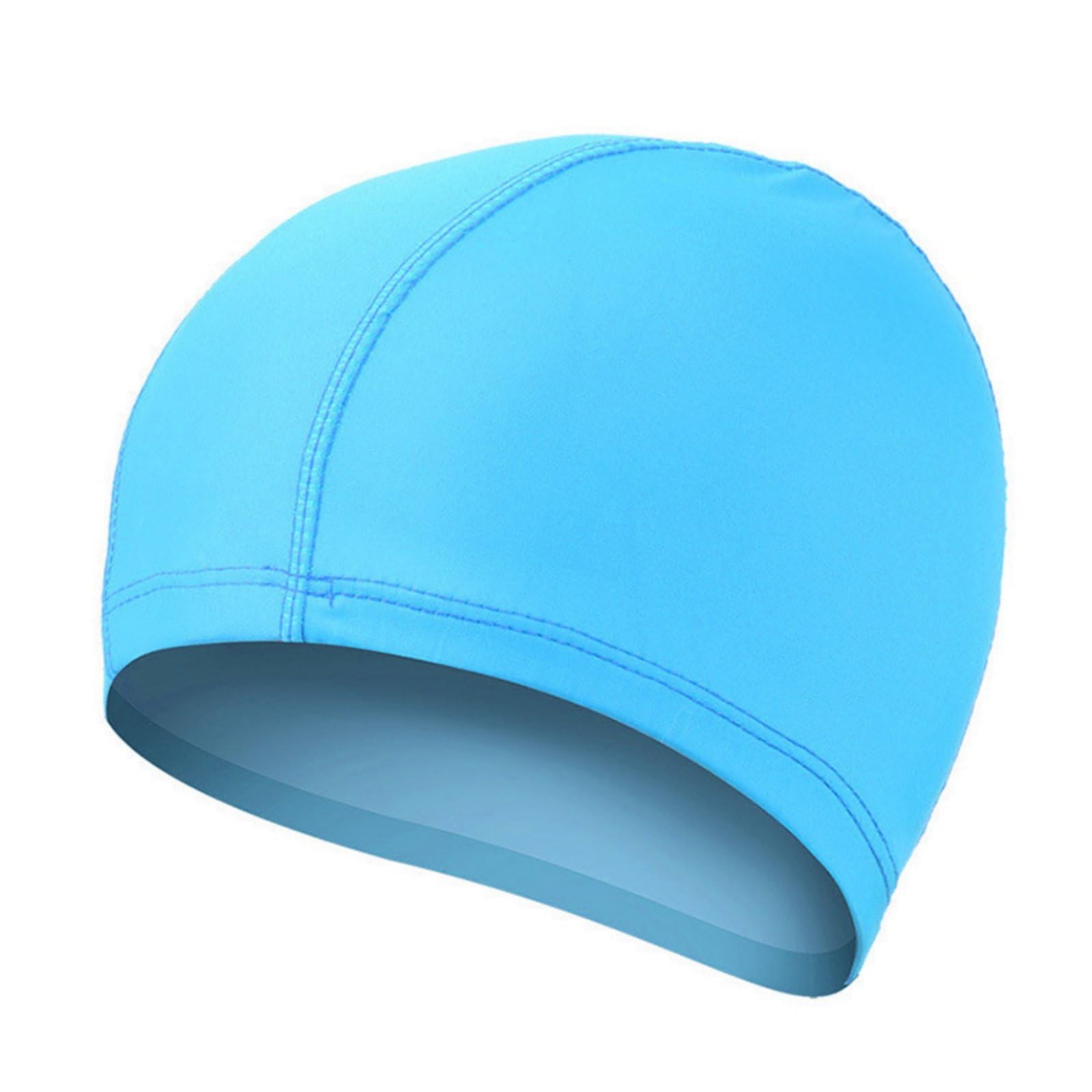 Swimming Caps for Kids Girls Boys and Adult Teenager, Comfortable Light Fabric Swimming Caps, Super Stretch No Pull Hair Swim Hats for Long and Short Hair Kids Swimming Cap